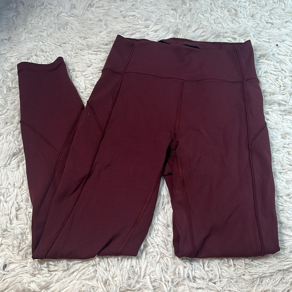 lululemon athletica Pants - Lululemon In Movement Tight 25" *Everlux Garnet